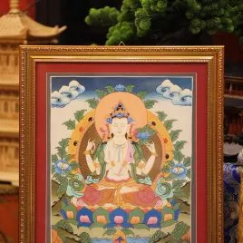 Thangka Quán Âm Tứ Thủ