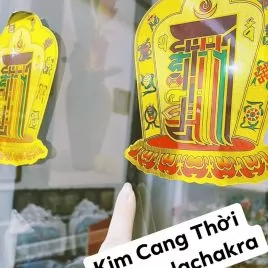 Miếng dán biểu tượng Kim Cang Thời Luân Kalachakra
