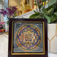 Tranh Thangka Mandala Kalachakra 20cm