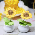 Em Thỏ Thêu Tay Cây Hoa Hướng Dương