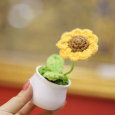 Em Thỏ Thêu Tay Cây Hoa Hướng Dương