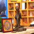 Tranh Thangka Mandala Kalachakra 20cm