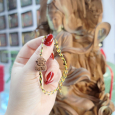 Vòng Tay Ngũ Sắc Chiên Đàn Trắng Thần Tài Siêu Thơm