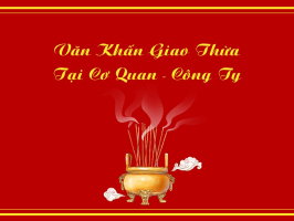 Văn khấn giao thừa tại cơ quan, công ty,...