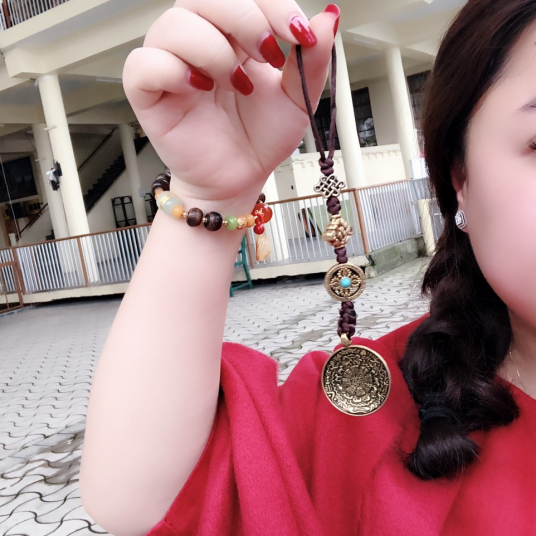 Văn Thù Cửu Cung Bát Quái Tây Tạng (Size Nhỏ)