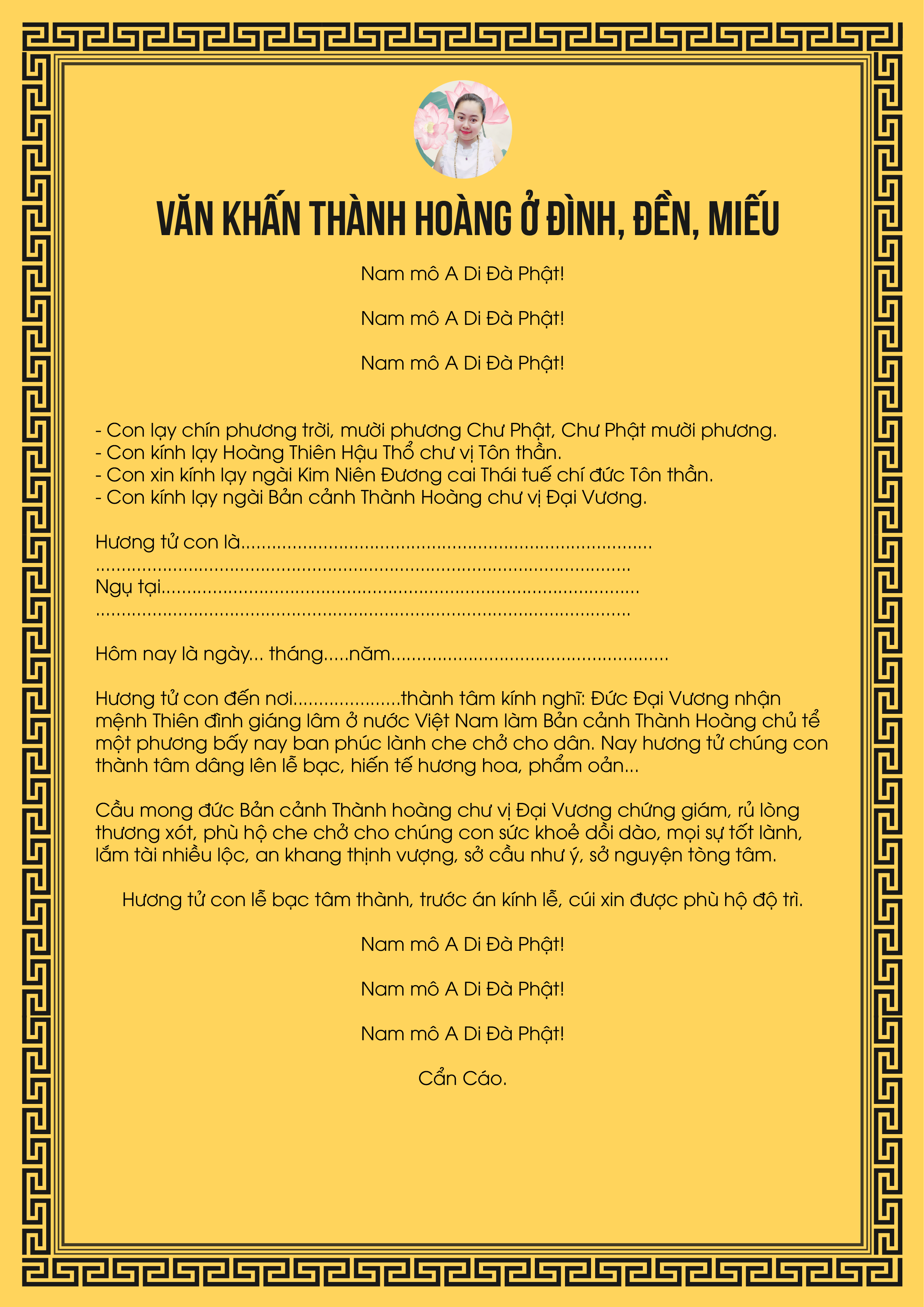 6. Những điều nên làm để đạt hiệu quả khi khấn